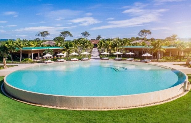 Shared pool in the Fusion Resort Phu Quoc